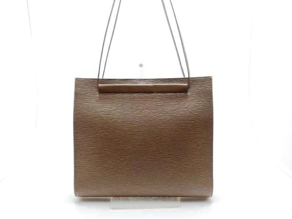 LOUIS VUITTON Saint Tropez Tote Bag Epi Leather Pepper